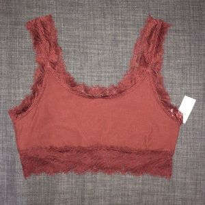 Brown Crop Top